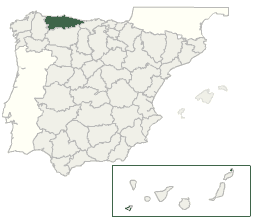 Location in Spain
