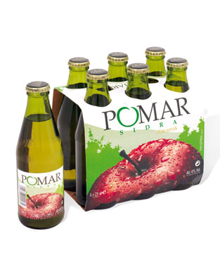 6 bottle pack of Pomar Cider